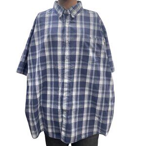 Timber Creek by Wrangler Men's Button up Shirt Blue Size 2XL SKU 1227